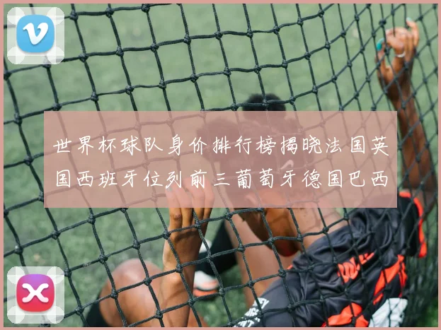 世界杯球队身价排行榜揭晓法国英国西班牙位列前三葡萄牙德国巴西身价均超九亿欧元